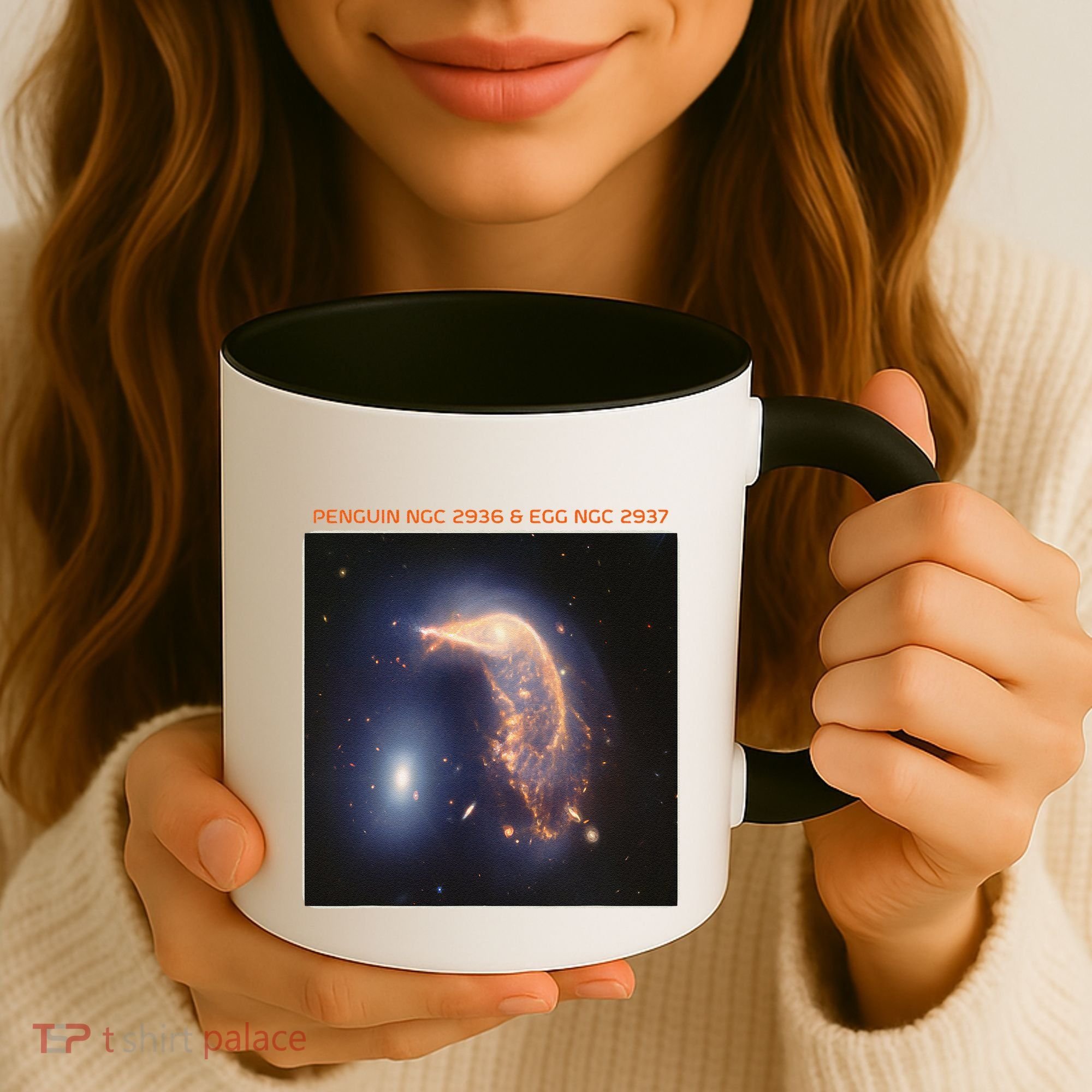 Webb Space Telescope The Penguin And Egg Ngc 2936 2937 Jwst Coffee Mug