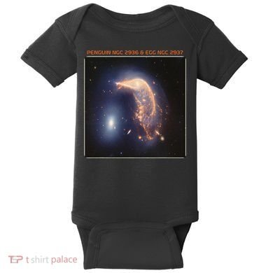 Webb Space Telescope The Penguin And Egg Ngc 2936 2937 Jwst Baby Bodysuit