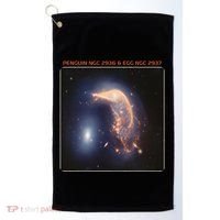 Webb Space Telescope The Penguin And Egg Ngc 2936 2937 Jwst Golf Towel thumb 0