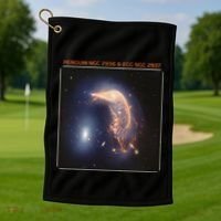Webb Space Telescope The Penguin And Egg Ngc 2936 2937 Jwst Golf Towel thumb 1