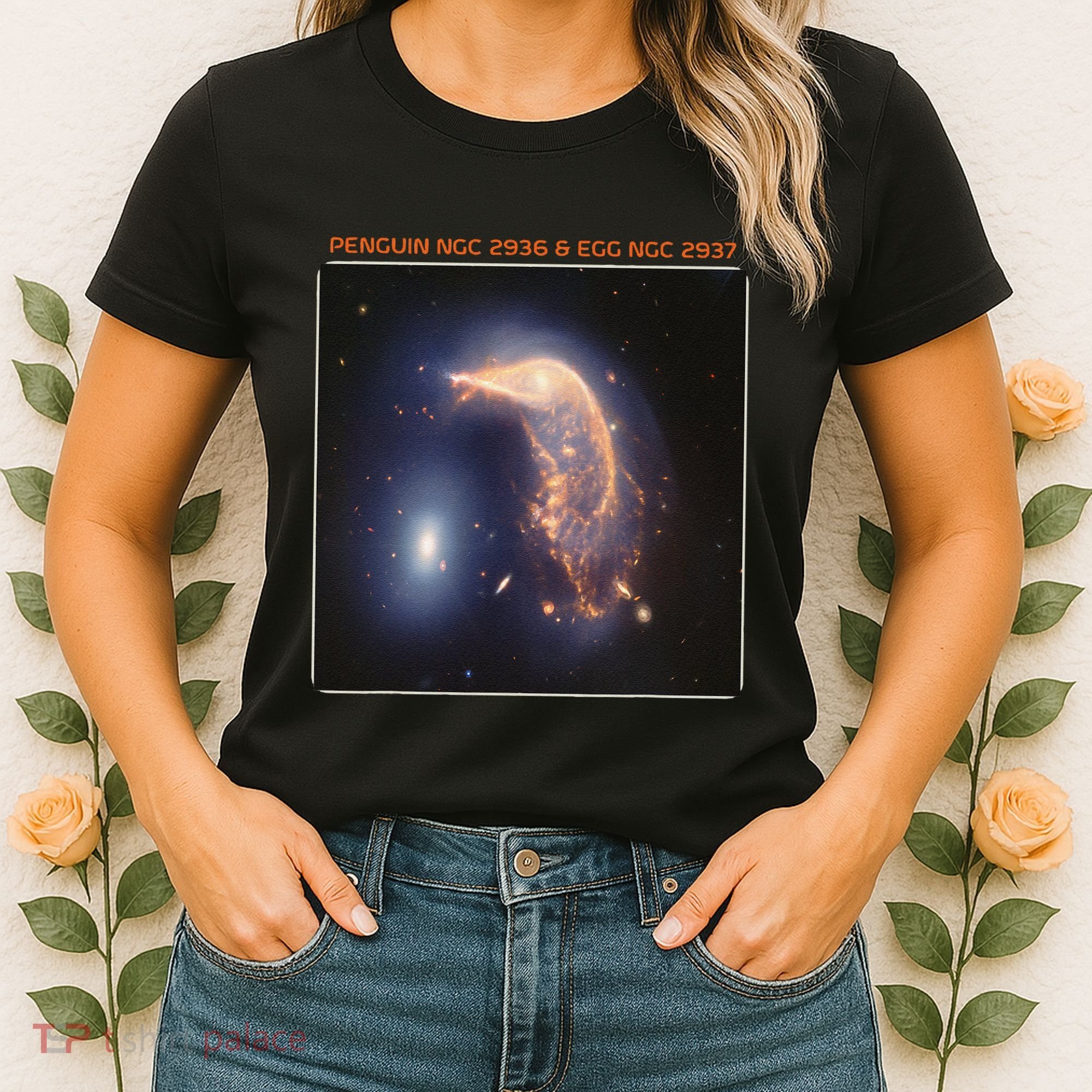 Webb Space Telescope The Penguin And Egg Ngc 2936 2937 Jwst Women's T-Shirt