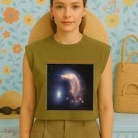 Webb Space Telescope The Penguin And Egg Ngc 2936 2937 Jwst Garment-Dyed Women's Muscle Tee thumb 4
