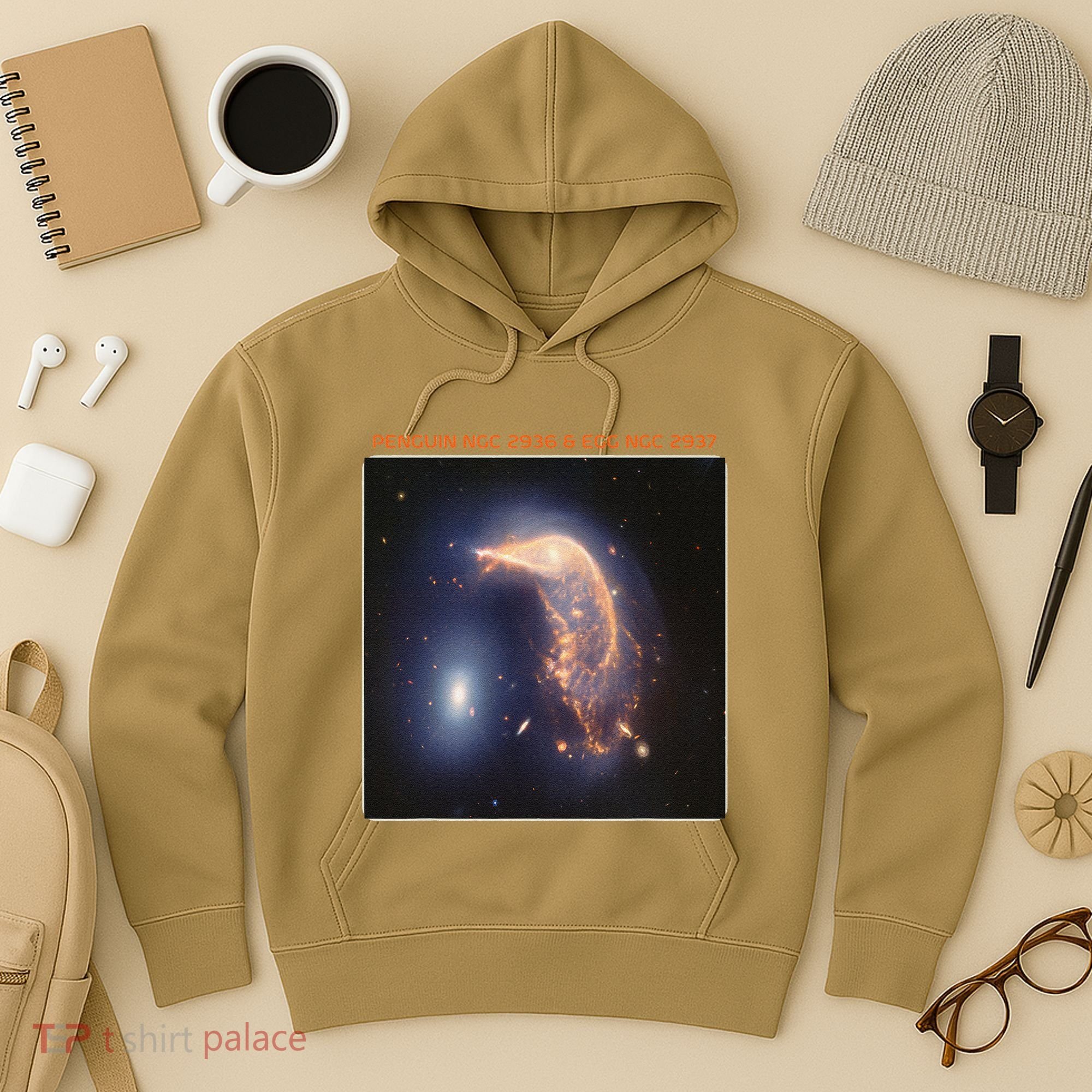 Webb Space Telescope The Penguin And Egg Ngc 2936 2937 Jwst Hoodie