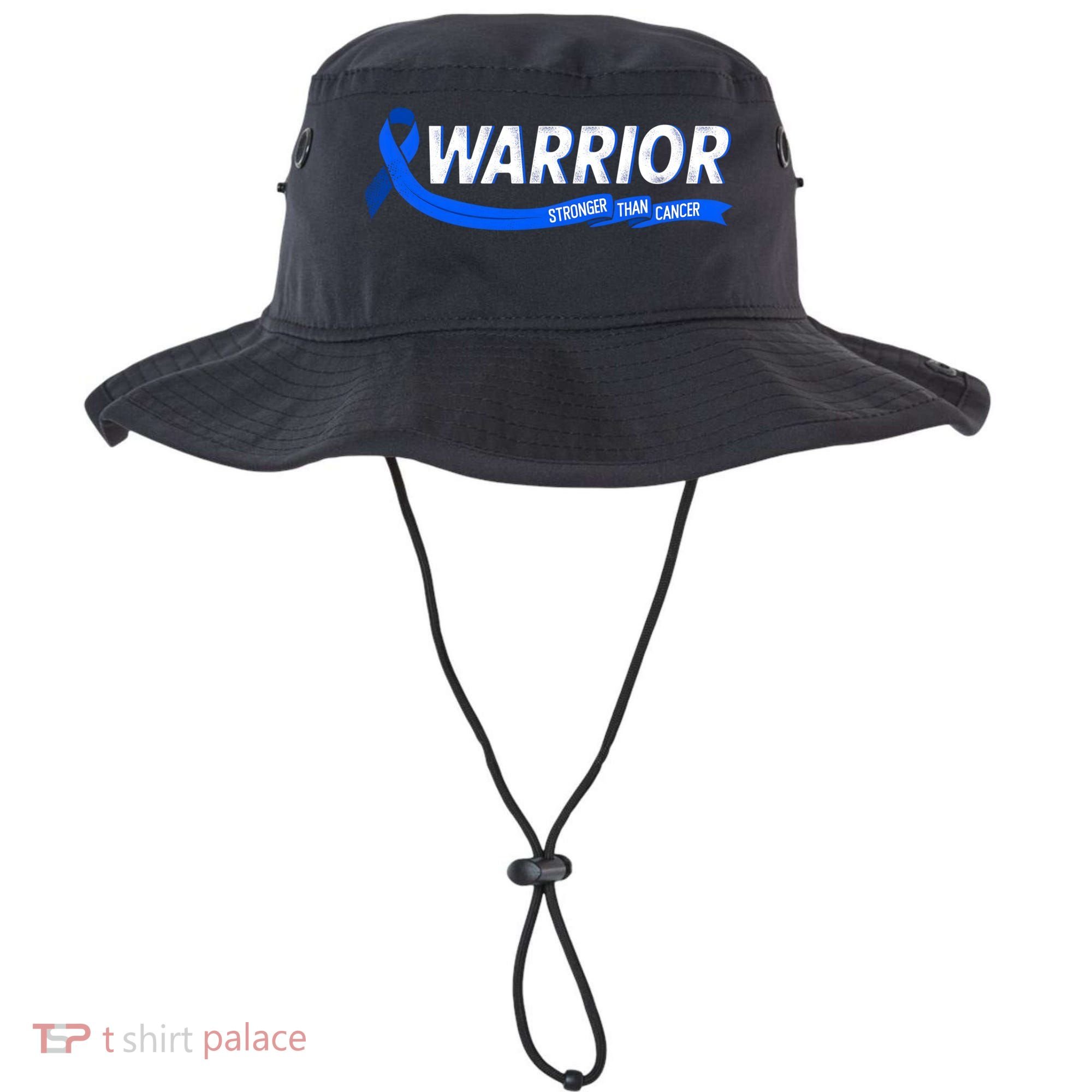 Warrior Stronger Than Cancer Colon Cancer Awareness Great Gift Bucket Hat