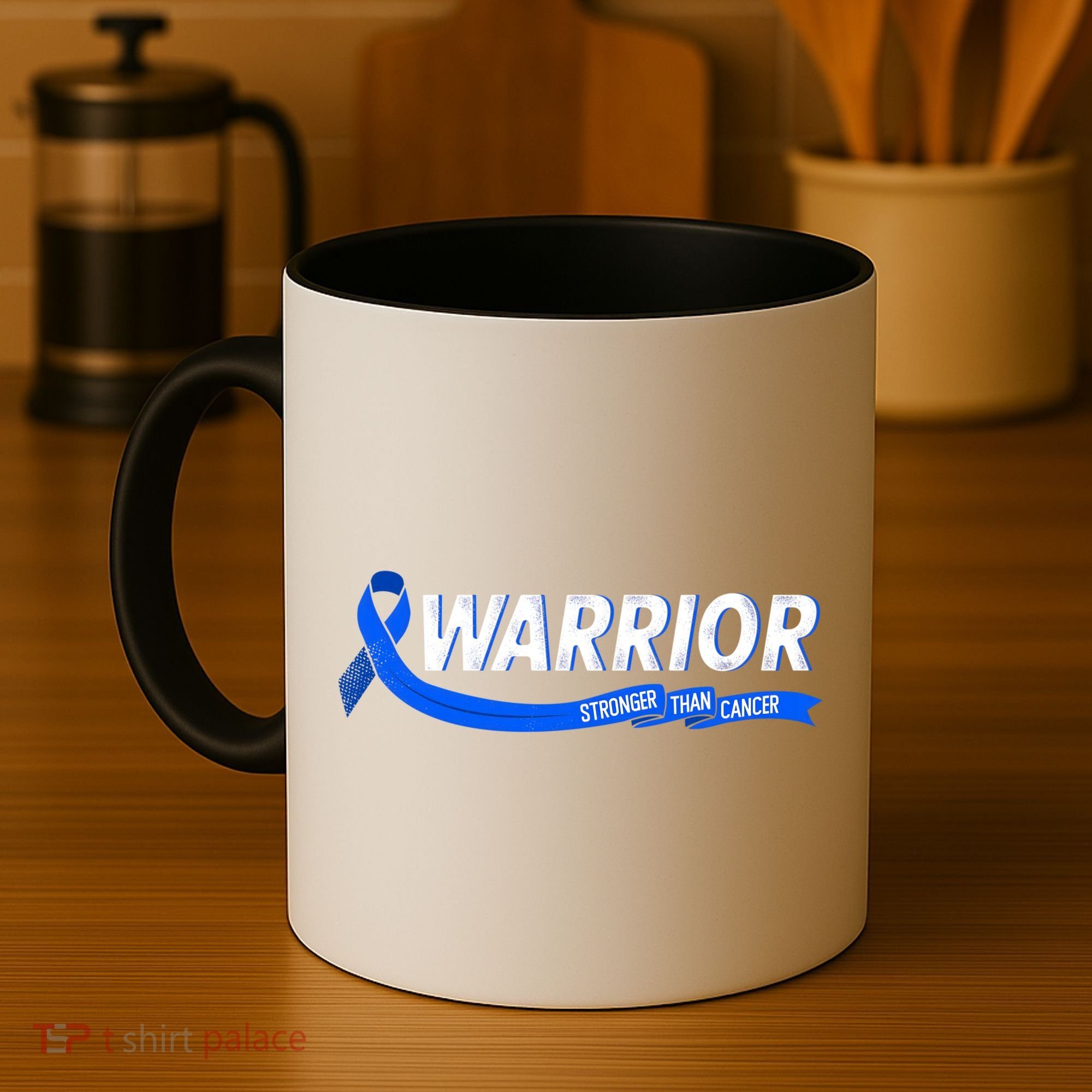 Warrior Stronger Than Cancer Colon Cancer Awareness Great Gift Coffee Mug