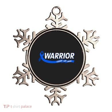 Warrior Stronger Than Cancer Colon Cancer Awareness Great Gift Ornament