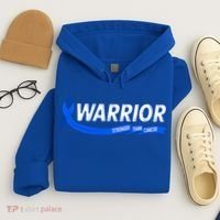 Warrior Stronger Than Cancer Colon Cancer Awareness Great Gift Hoodie thumb 4