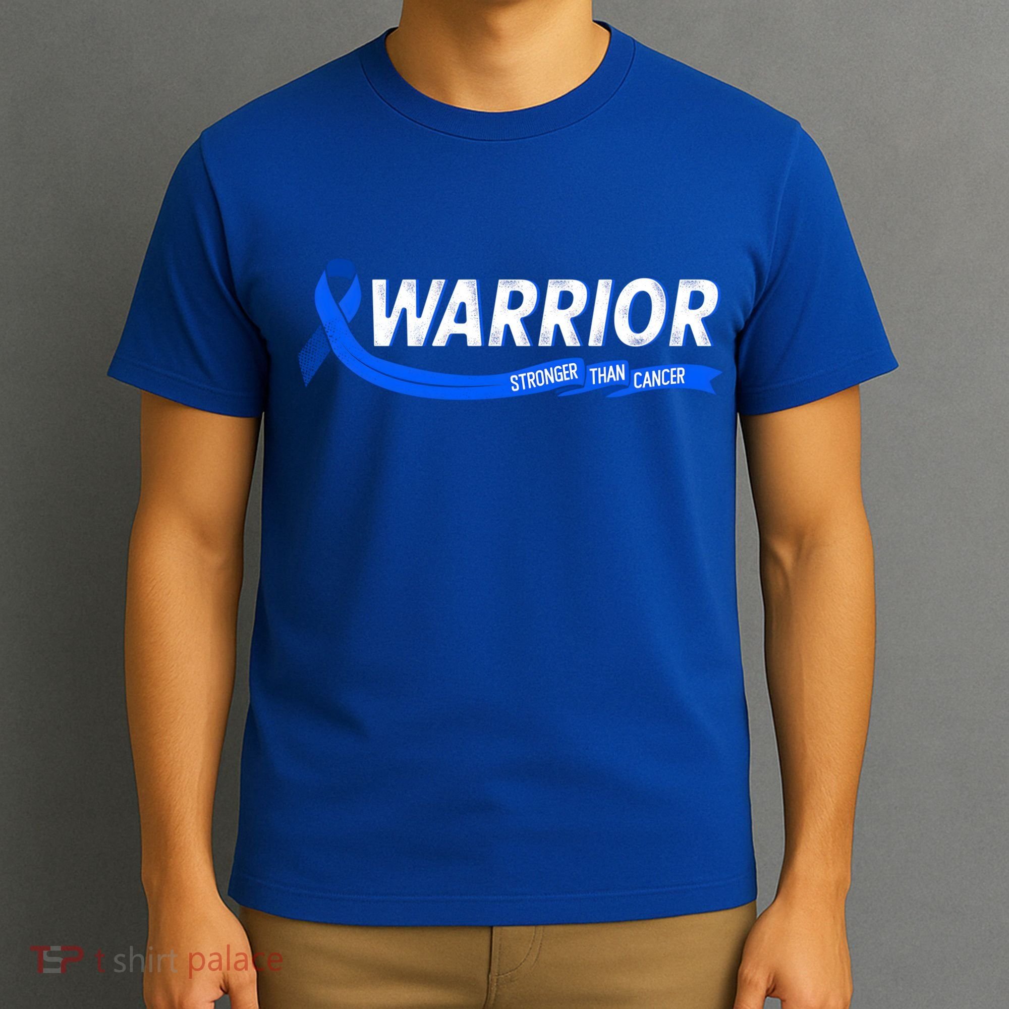 Warrior Stronger Than Cancer Colon Cancer Awareness Great Gift T-Shirt