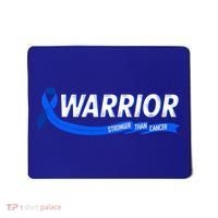 Warrior Stronger Than Cancer Colon Cancer Awareness Great Gift Mousepad thumb 0