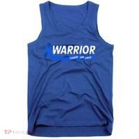 Warrior Stronger Than Cancer Colon Cancer Awareness Great Gift Tank Top thumb 0
