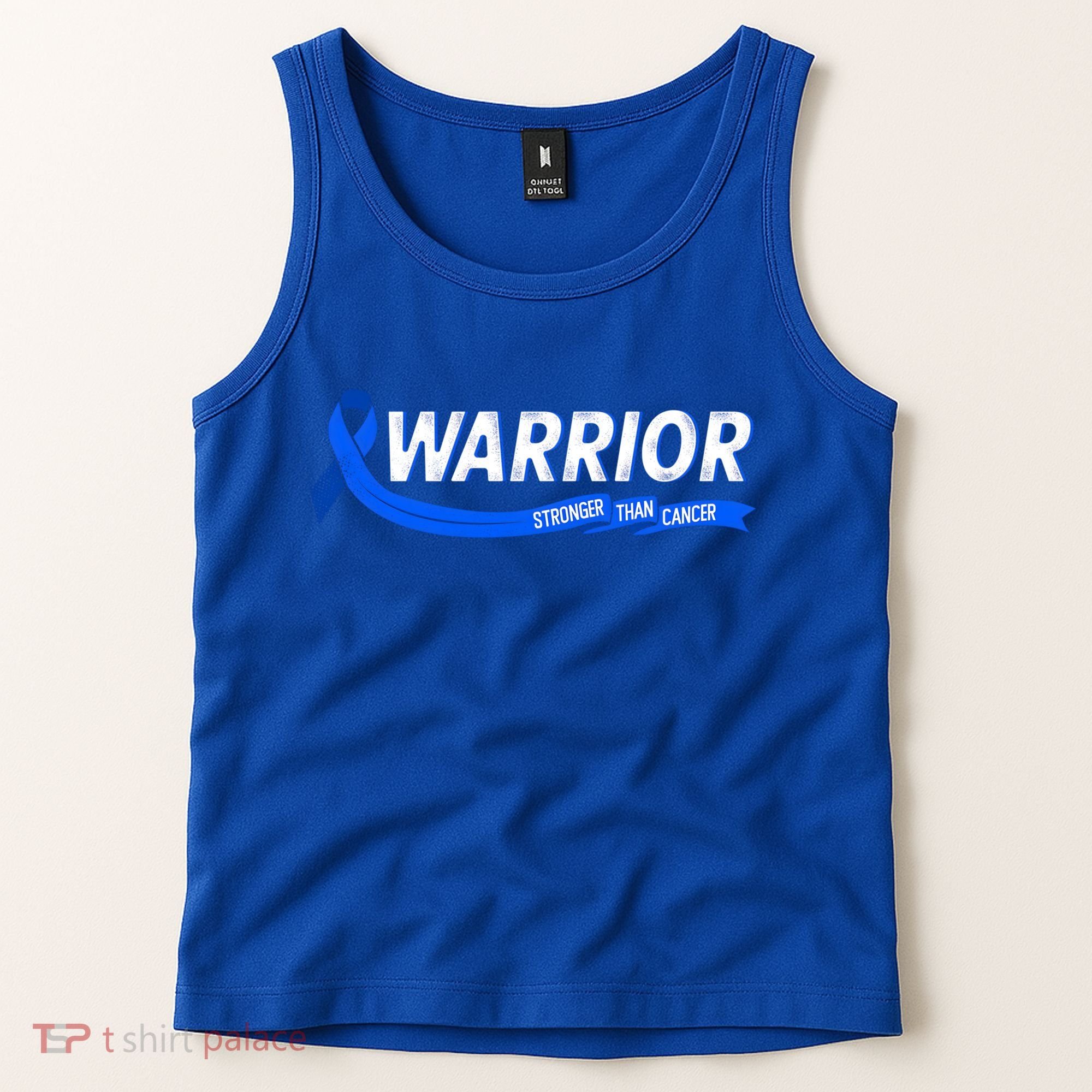 Warrior Stronger Than Cancer Colon Cancer Awareness Great Gift Tank Top