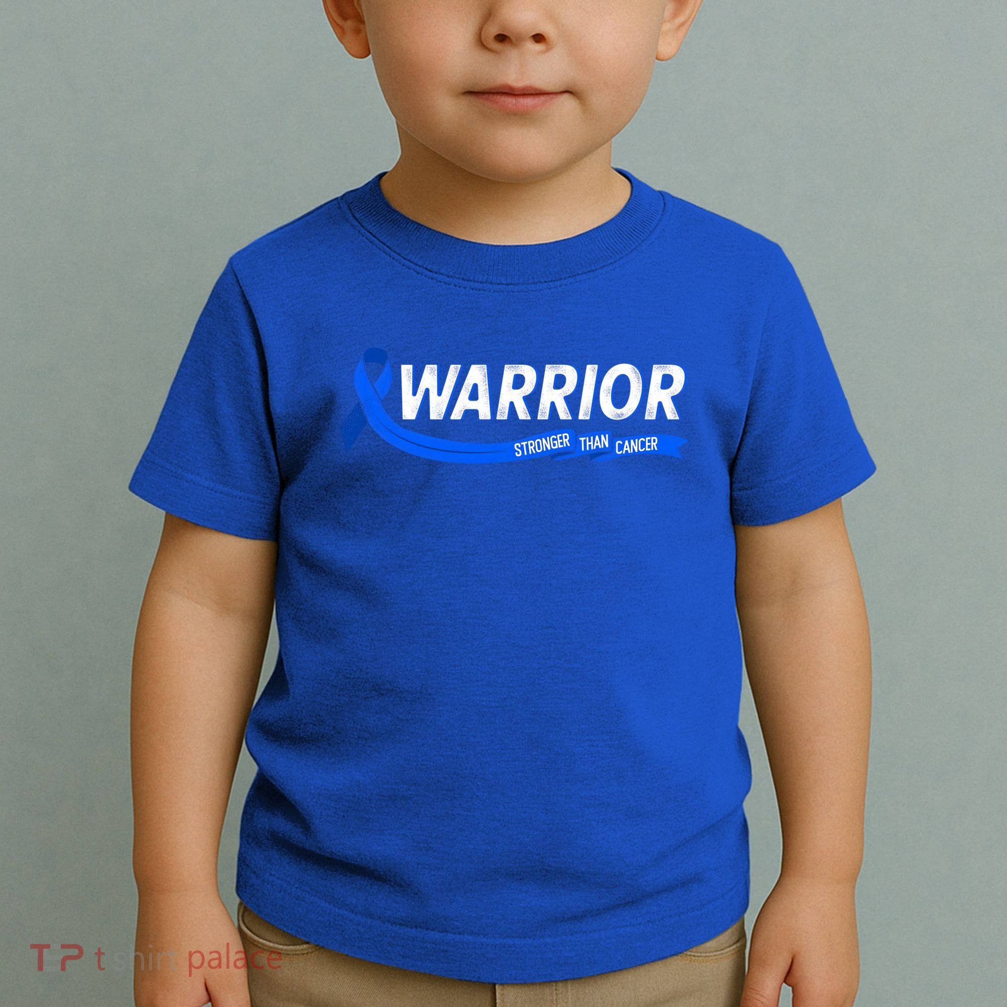 Warrior Stronger Than Cancer Colon Cancer Awareness Great Gift Toddler T-Shirt