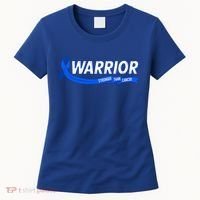 Warrior Stronger Than Cancer Colon Cancer Awareness Great Gift Women's T-Shirt thumb 0