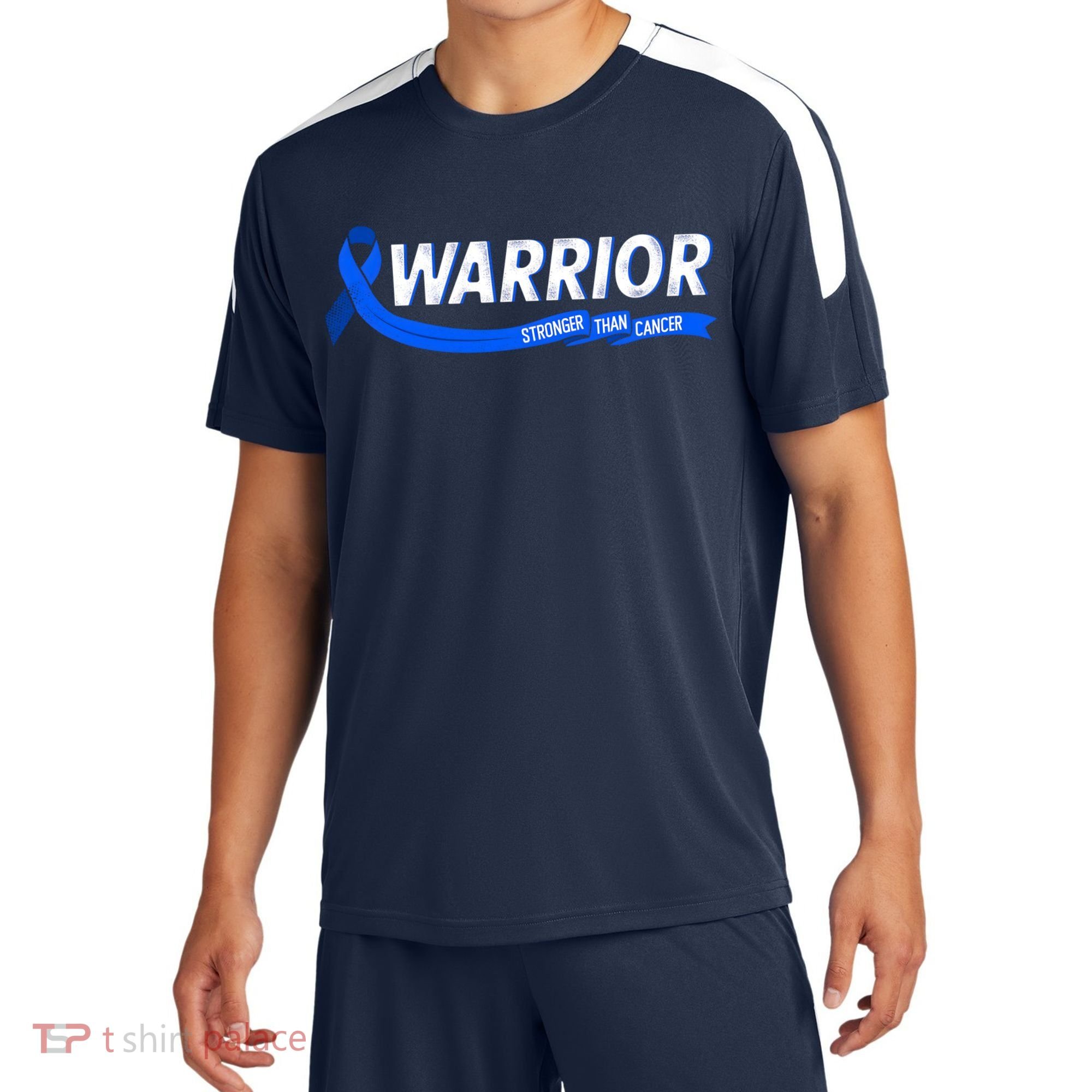 Warrior Stronger Than Cancer Colon Cancer Awareness Great Gift Sport-Tek Competitor United Soccer Jersey