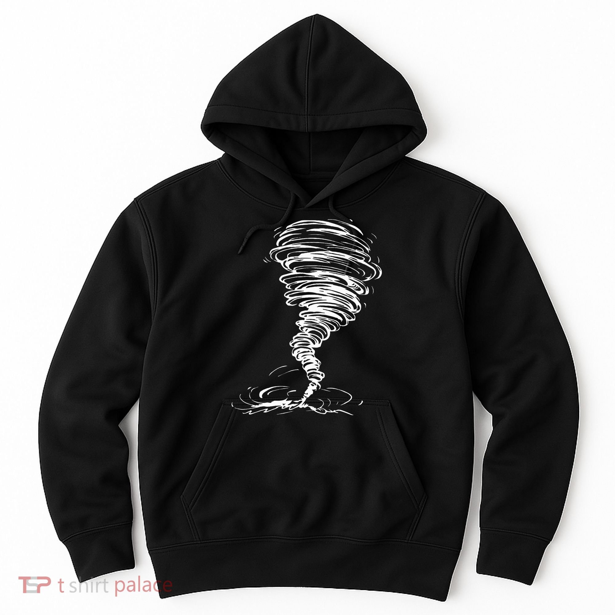 While Storm Tornado Twister Hurricane Weather Scary Costume Hoodie
