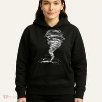 While Storm Tornado Twister Hurricane Weather Scary Costume Hoodie thumb 5