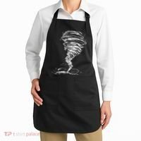 While Storm Tornado Twister Hurricane Weather Scary Costume Apron thumb 2