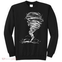 While Storm Tornado Twister Hurricane Weather Scary Costume Sweatshirt thumb 0