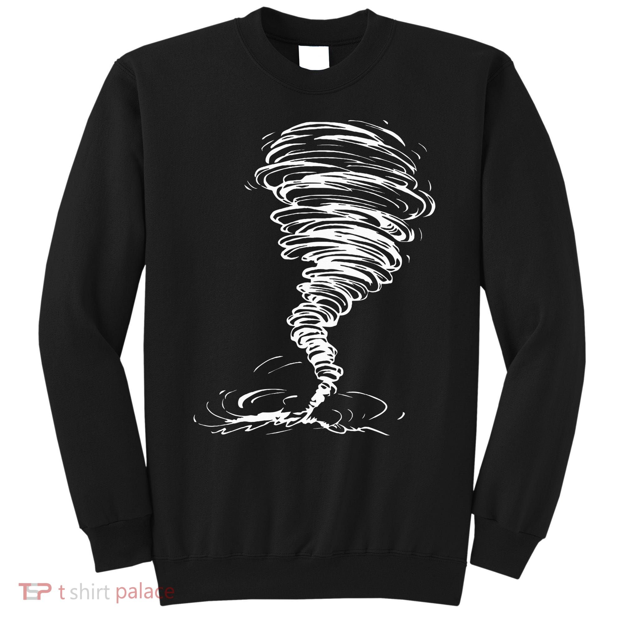 While Storm Tornado Twister Hurricane Weather Scary Costume Sweatshirt
