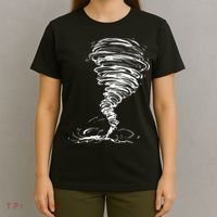 While Storm Tornado Twister Hurricane Weather Scary Costume T-Shirt thumb 4