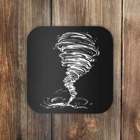 While Storm Tornado Twister Hurricane Weather Scary Costume Coaster thumb 0