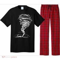 While Storm Tornado Twister Hurricane Weather Scary Costume Pajama Set thumb 0
