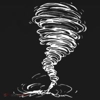 While Storm Tornado Twister Hurricane Weather Scary Costume Women's Hoodie thumb 2