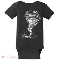 While Storm Tornado Twister Hurricane Weather Scary Costume Baby Bodysuit thumb 0