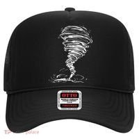 While Storm Tornado Twister Hurricane Weather Scary Costume Hat thumb 0