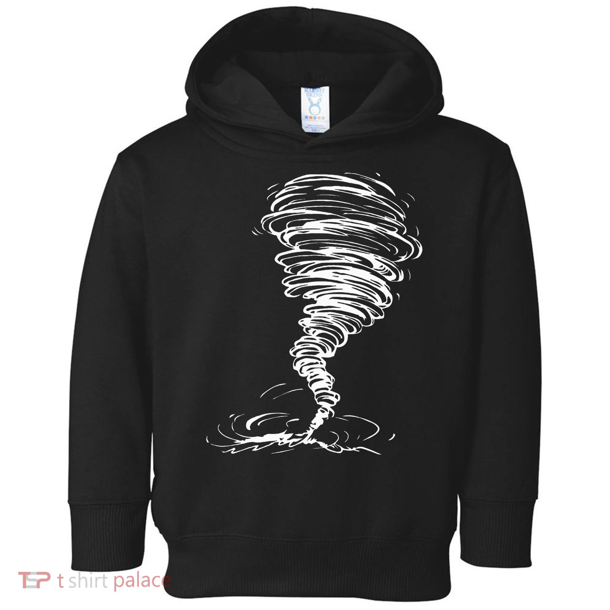 While Storm Tornado Twister Hurricane Weather Scary Costume Toddler Hoodie