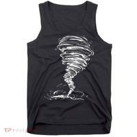 While Storm Tornado Twister Hurricane Weather Scary Costume Tank Top thumb 0