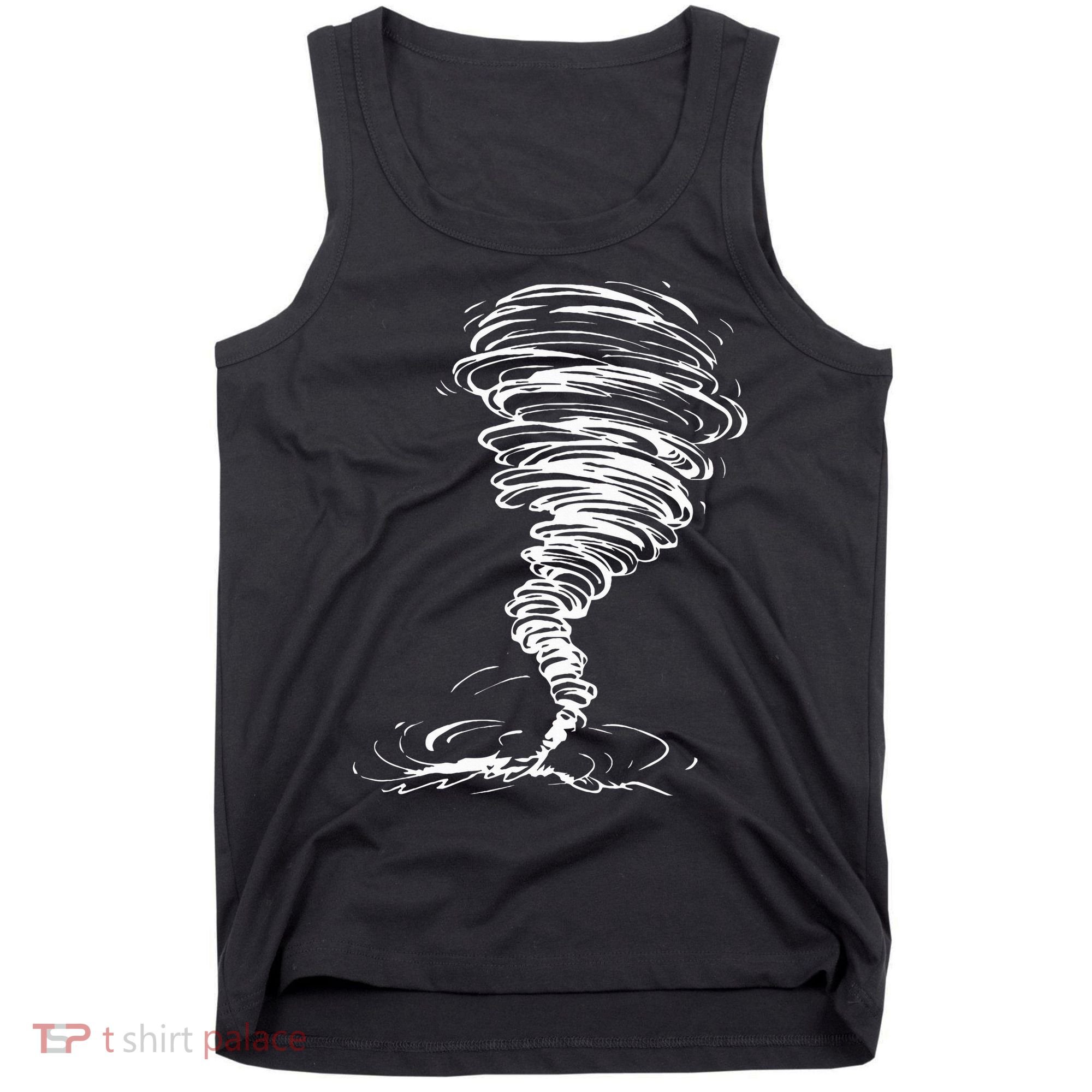 While Storm Tornado Twister Hurricane Weather Scary Costume Tank Top