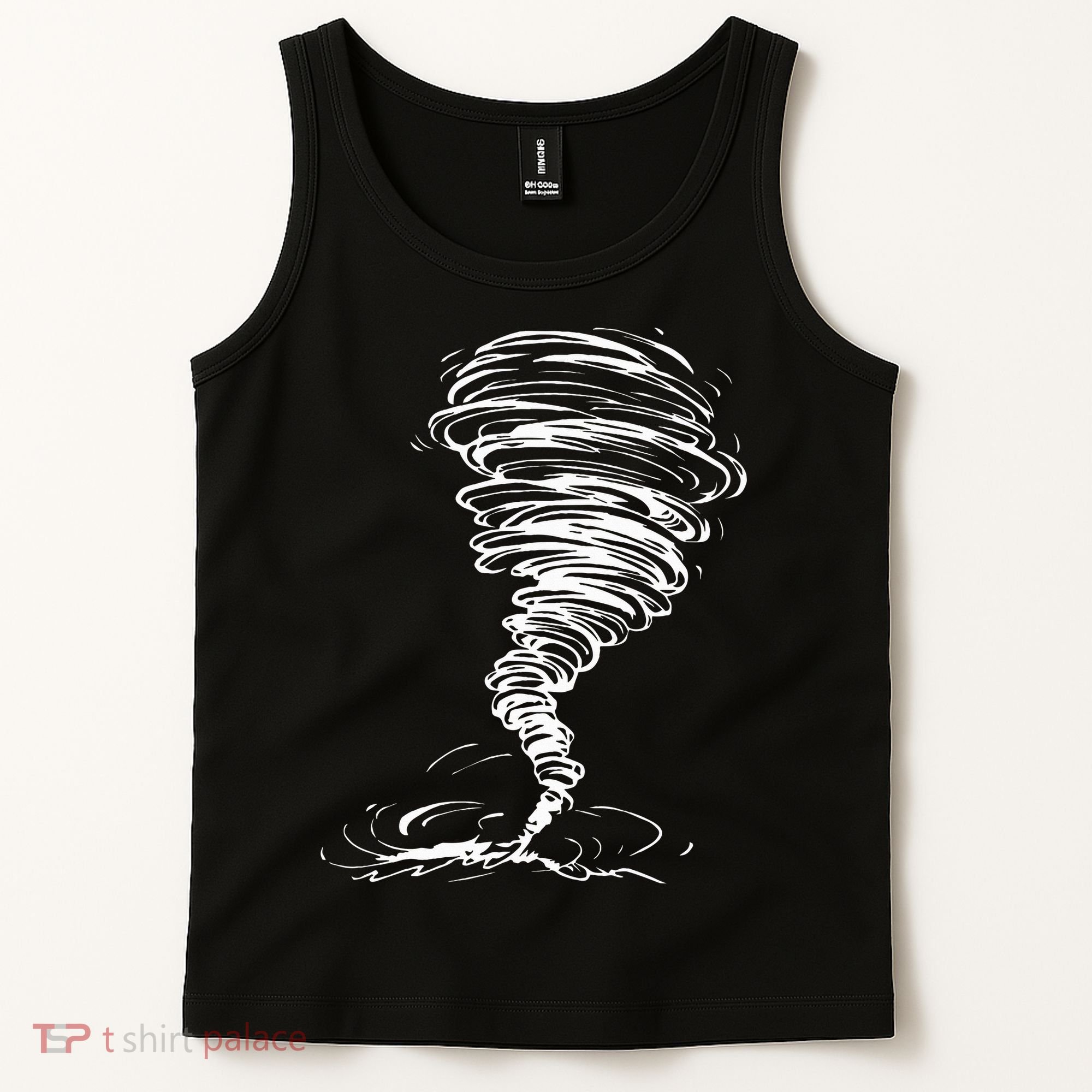 While Storm Tornado Twister Hurricane Weather Scary Costume Tank Top