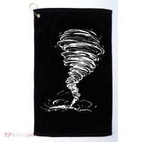 While Storm Tornado Twister Hurricane Weather Scary Costume Golf Towel thumb 0