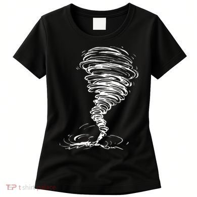 While Storm Tornado Twister Hurricane Weather Scary Costume Women's T-Shirt