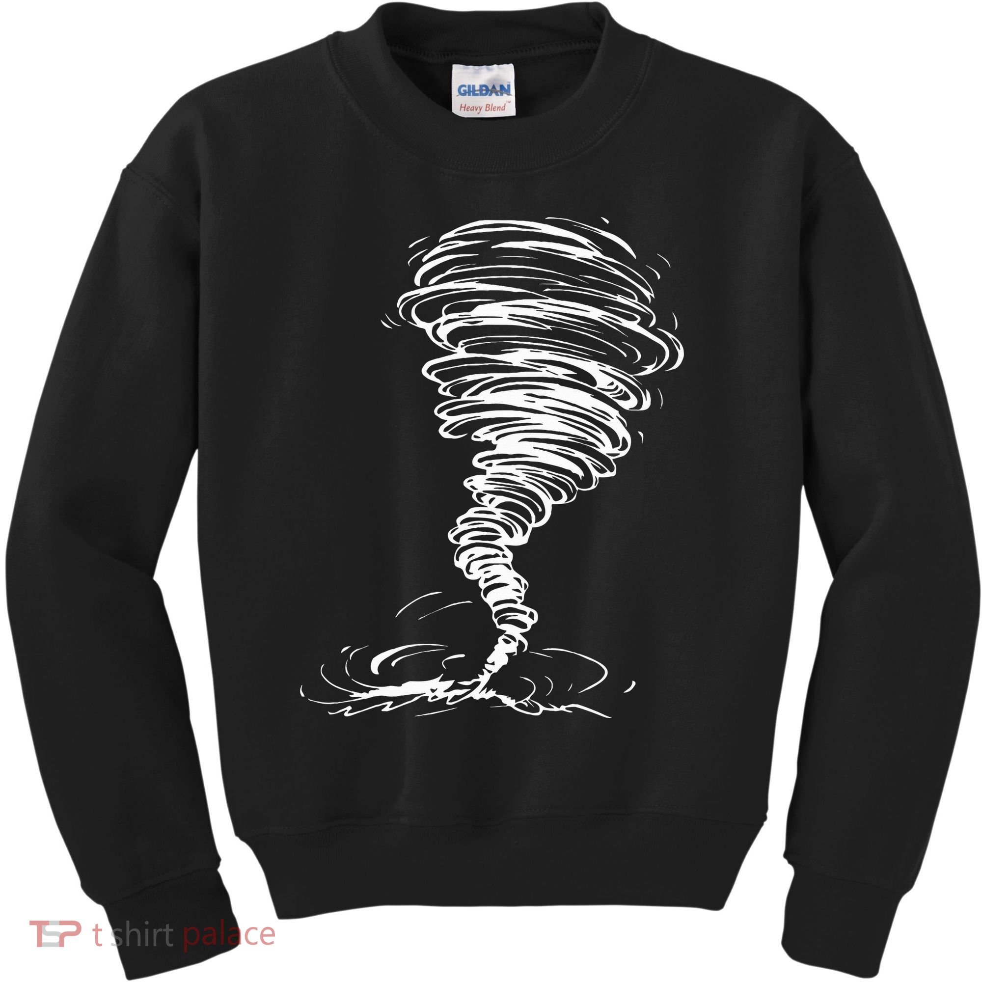 While Storm Tornado Twister Hurricane Weather Scary Costume Kids Sweatshirt