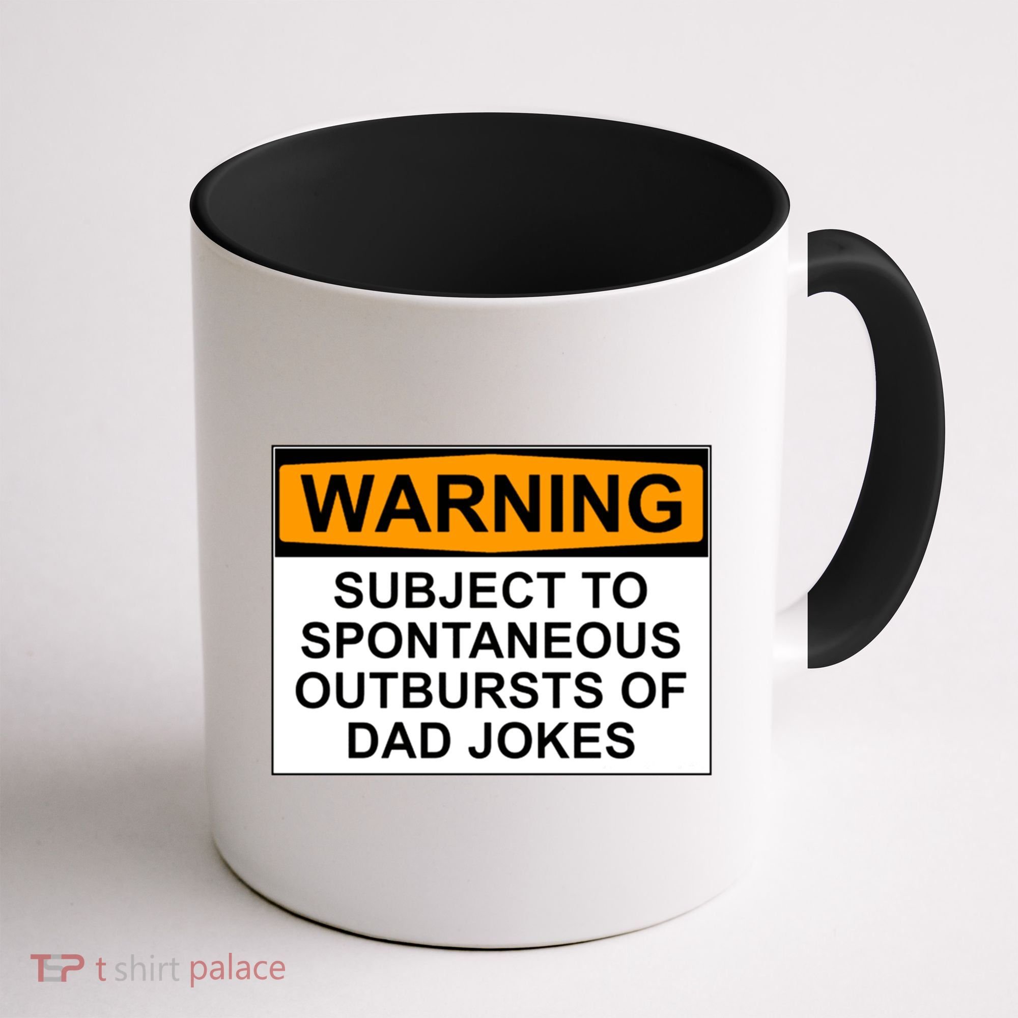 Warning Subject To Spontaneous Outbursts Of Dad Jokes Coffee Mug