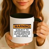 Warning Subject To Spontaneous Outbursts Of Dad Jokes Coffee Mug thumb 3