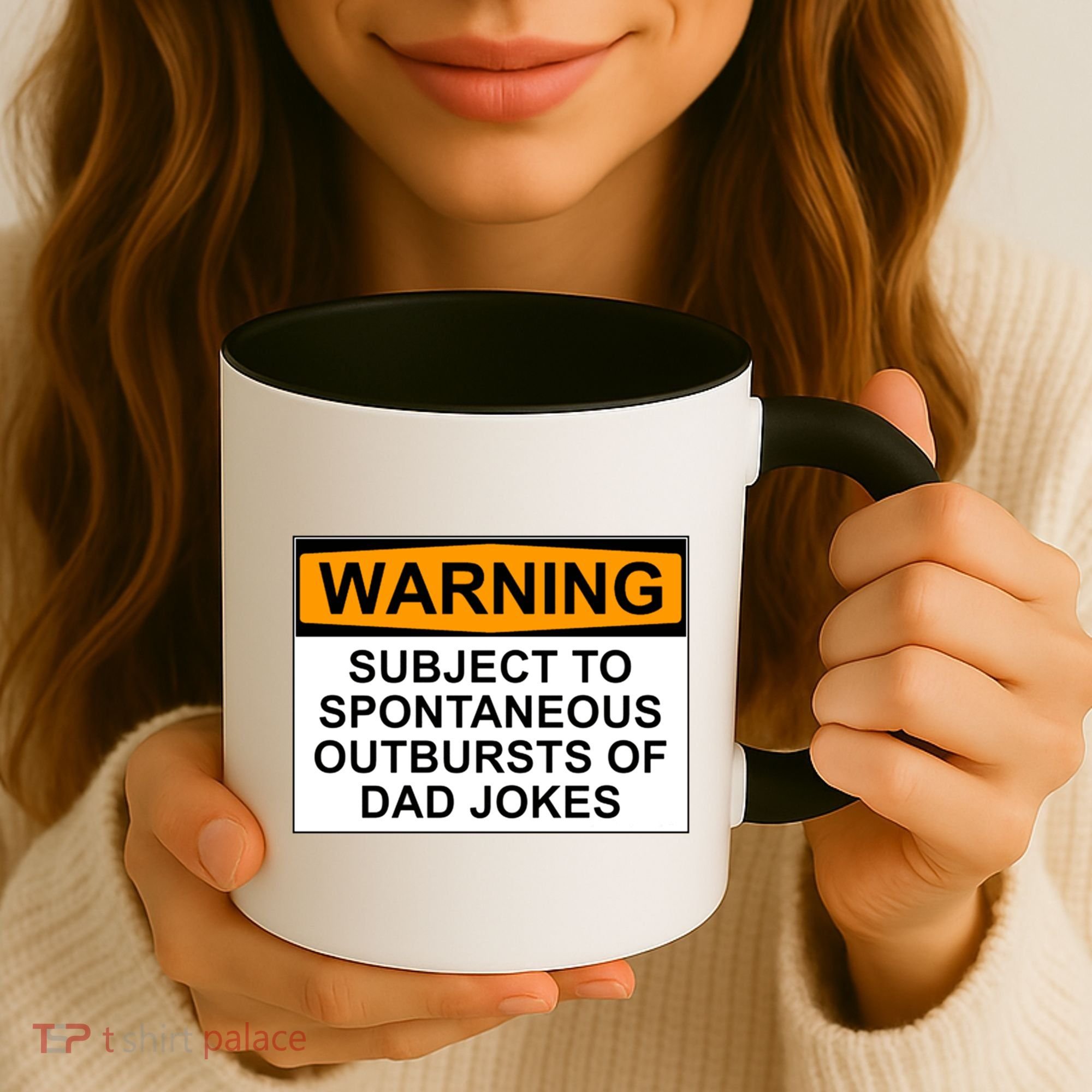 Warning Subject To Spontaneous Outbursts Of Dad Jokes Coffee Mug