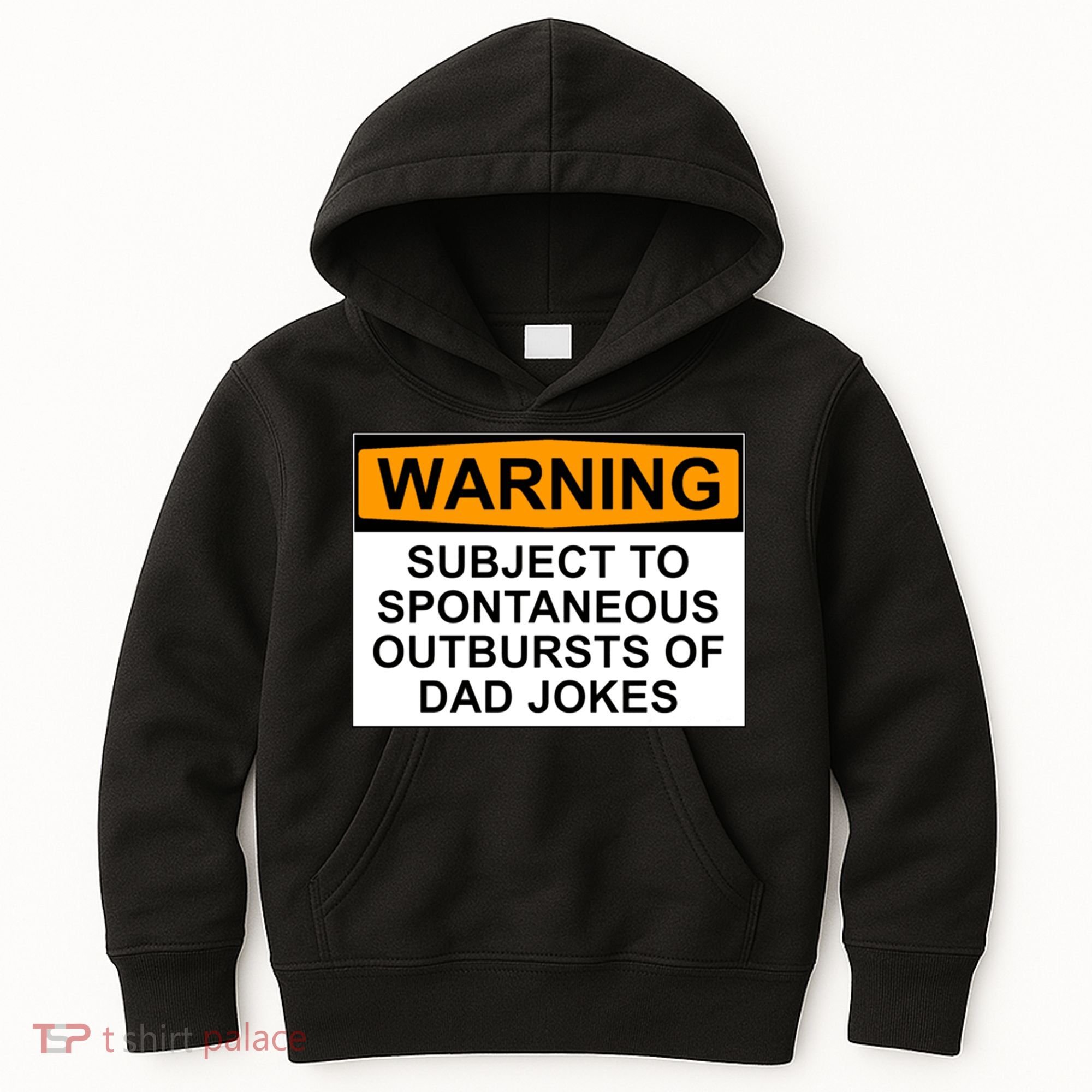 Warning Subject To Spontaneous Outbursts Of Dad Jokes Kids Hoodie