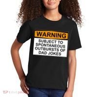 Warning Subject To Spontaneous Outbursts Of Dad Jokes Kids T-Shirt thumb 2