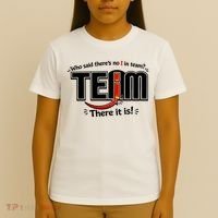 Who Said There's No I In Team T-Shirt thumb 4