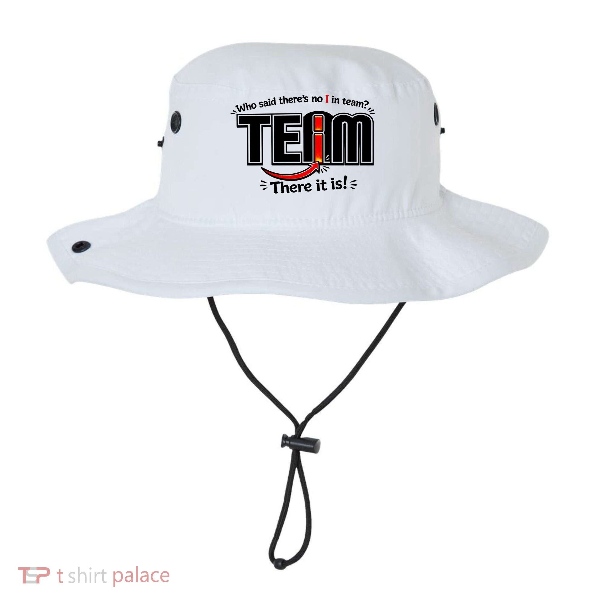 Who Said There's No I In Team Bucket Hat