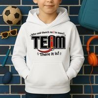 Who Said There's No I In Team Kids Hoodie thumb 2