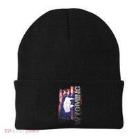 Wyoming State Usa Flag Souvenir Gift Beanie thumb 0