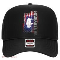 Wyoming State Usa Flag Souvenir Gift Hat thumb 0