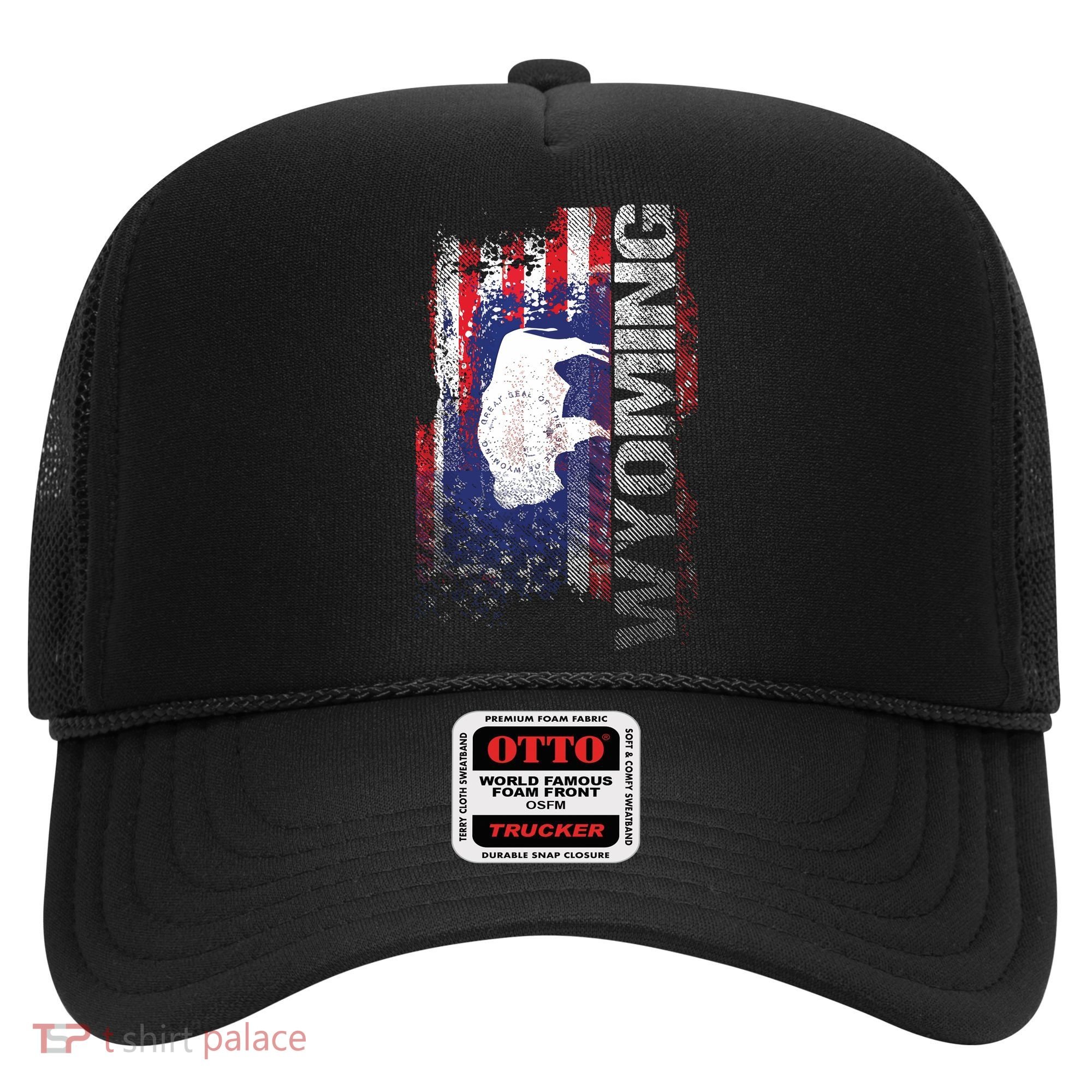 Wyoming State Usa Flag Souvenir Gift Hat