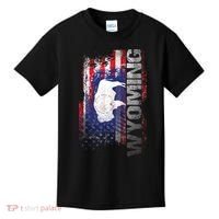 Wyoming State Usa Flag Souvenir Gift Kids T-Shirt thumb 0