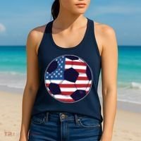 World Soccer United States Women's Tank Top thumb 2