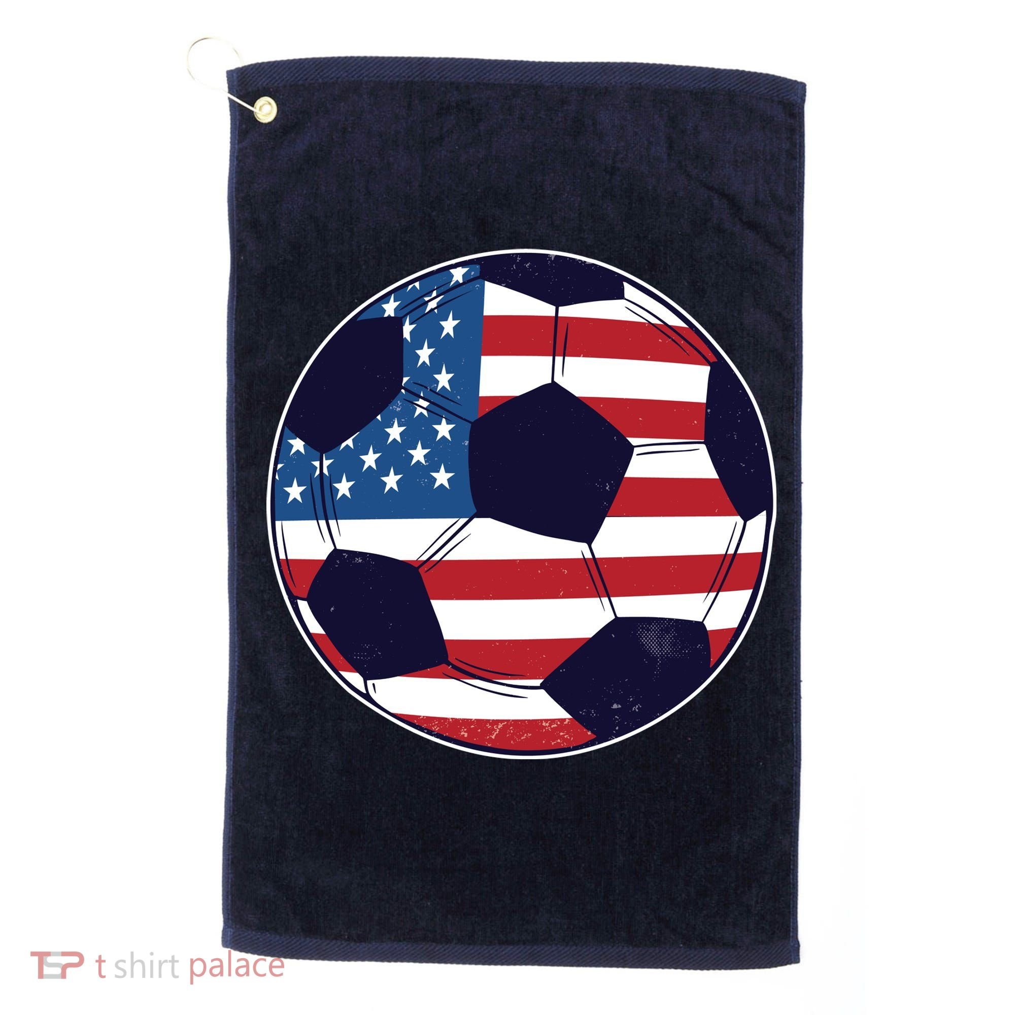 World Soccer United States Golf Towel